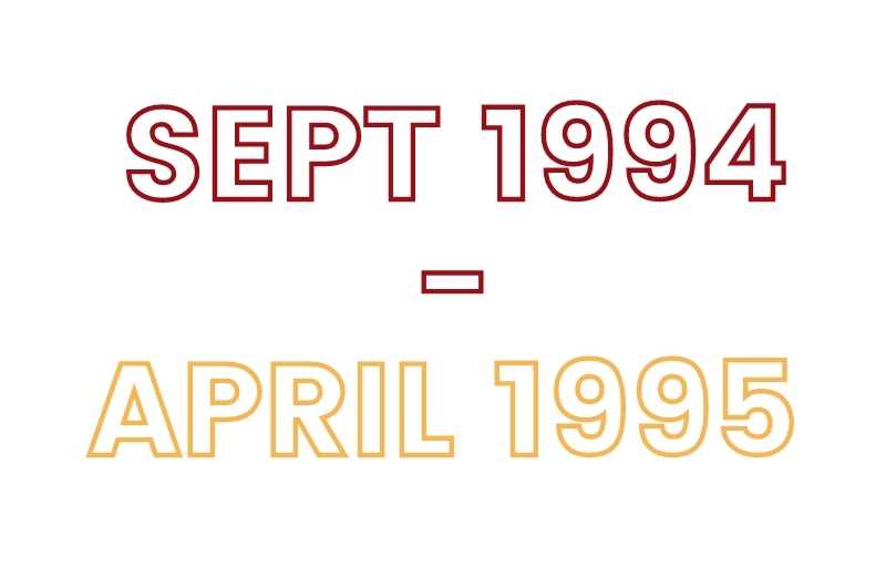 September 1994 - April 1994