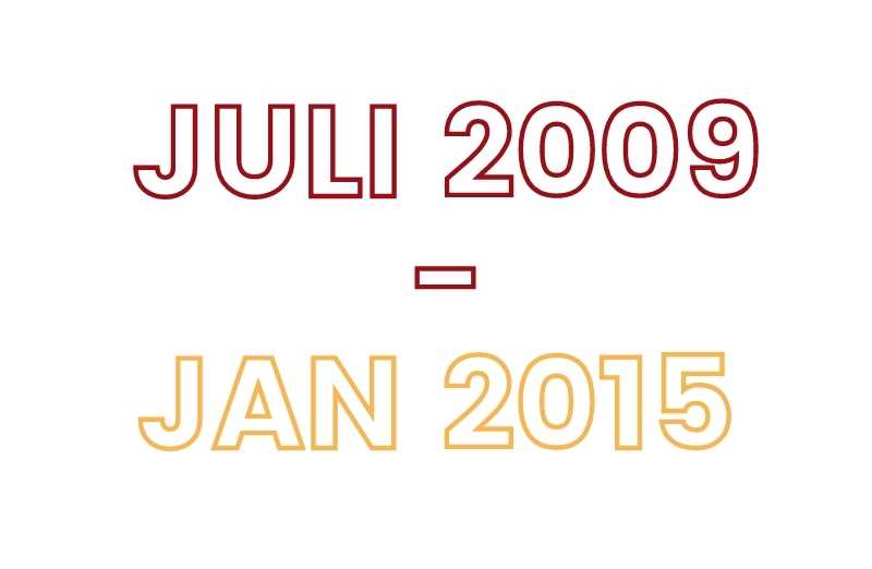 Juli 2009-Jänner 2015:
